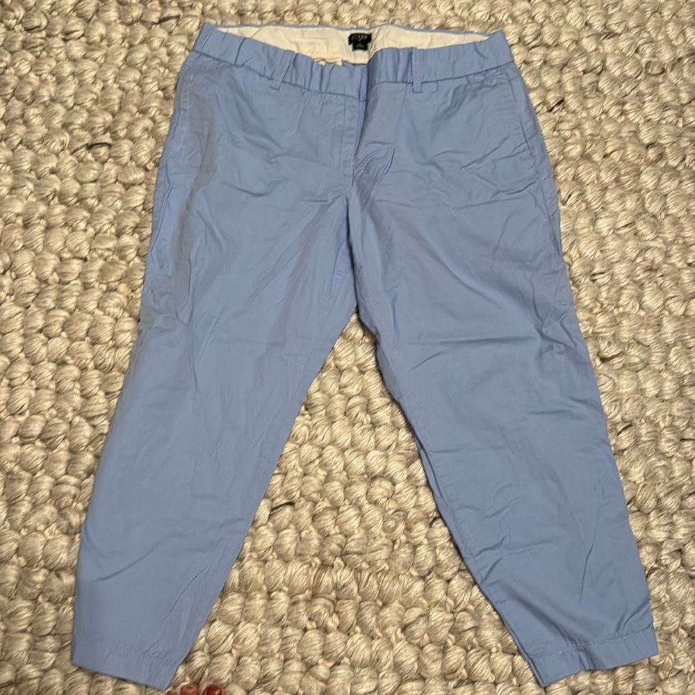 J crew city fit  light blue capris